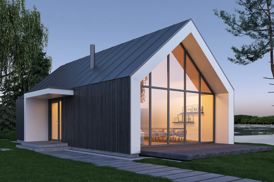 3D visualisation of a holiday house